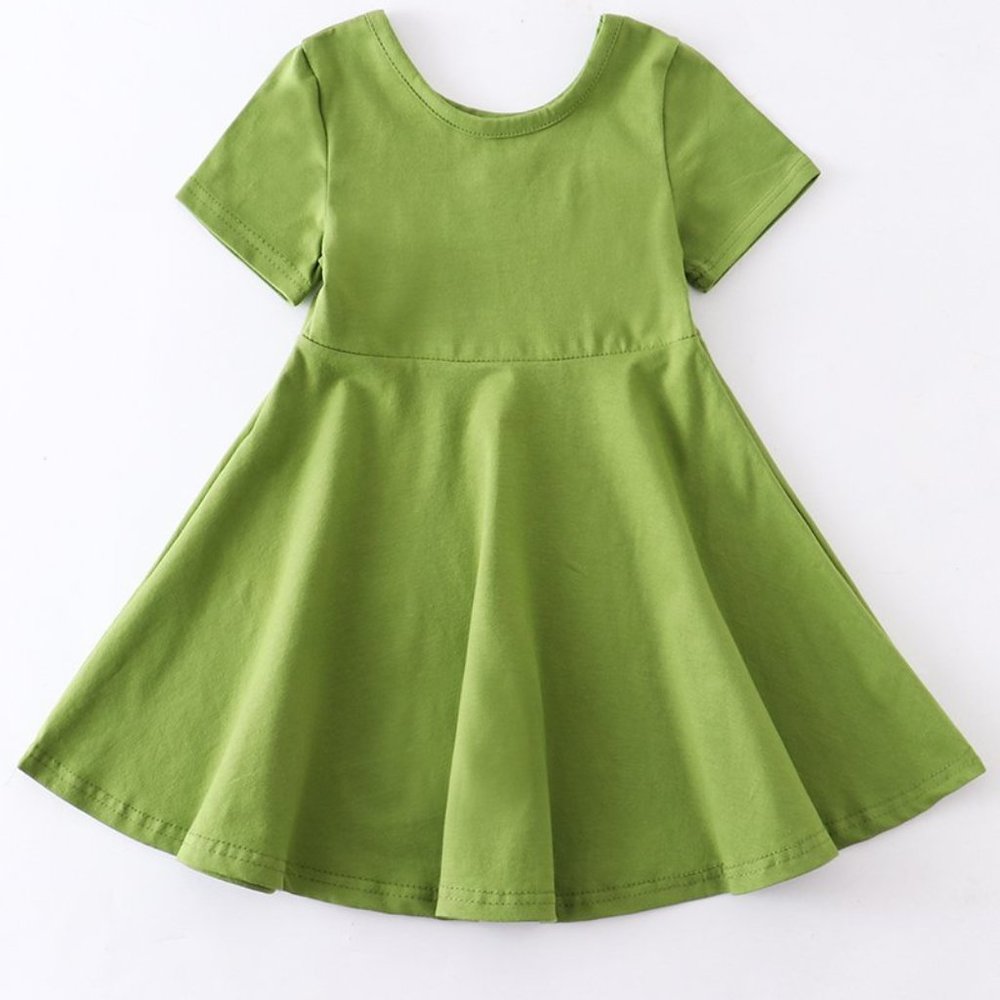 Let's Go Dancing Short Sleeve Twirl Dress